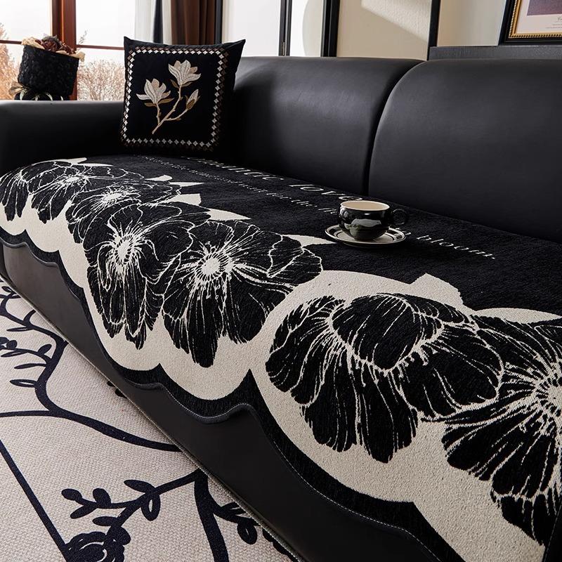 Ретро подушка для дивана особой формы универсальна для всех сезонов 2025 новая высококачественная нескользящая подушка для сиденья неправильной формы чехол для прямого ряда 7070cm 2158₽