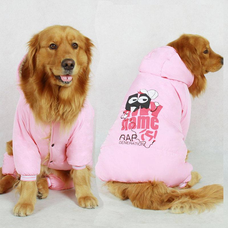 

Одежда для средних и крупных собак, золотистошерстный лабрадор, акита доберман, мягкая одежда для четвероногих, хлопковая одежда для больших собак, осенняя и зимняя одежда 30