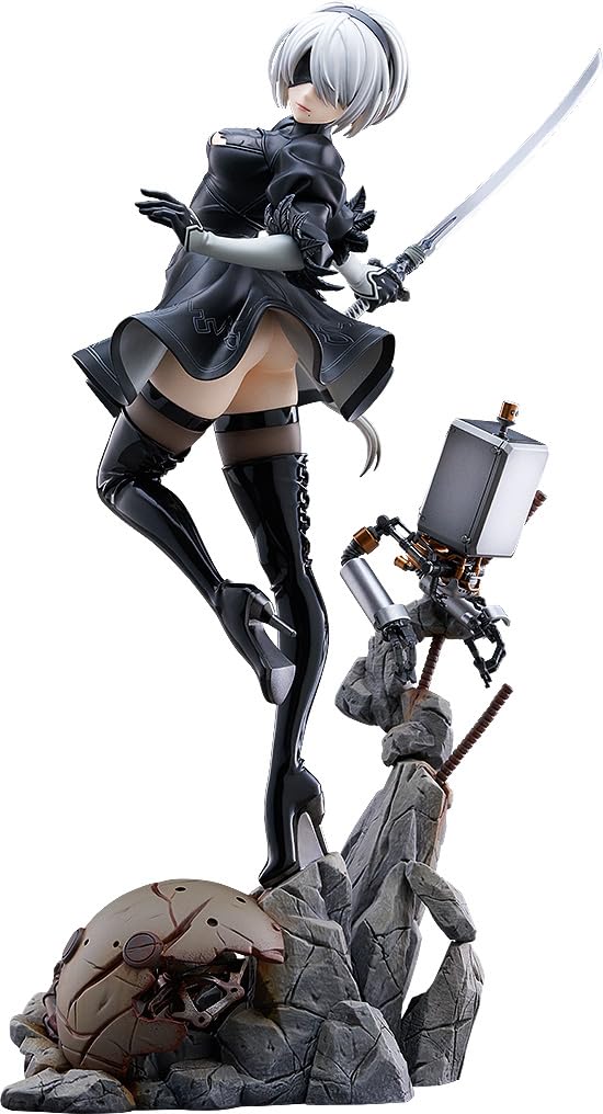 

Пластиковая раскрашенная готовая фигурка 2B в масштабе 1/7 NieRAutomata Ver1.1a