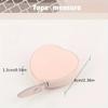 1pc Multi-Functional PU Leather Pink Love Small Tape Measure - Waist and Bust Measuring Cloth Ruler for Home Use 1.5 Meters Long