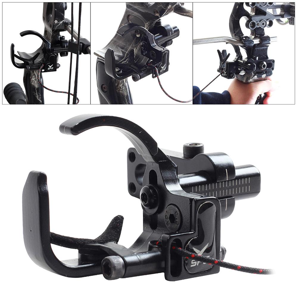 Archery Drop Away Arrow Rest Metal Compound Bow Arrow Rest 4-way Full Adjustment Accessories with Buckle