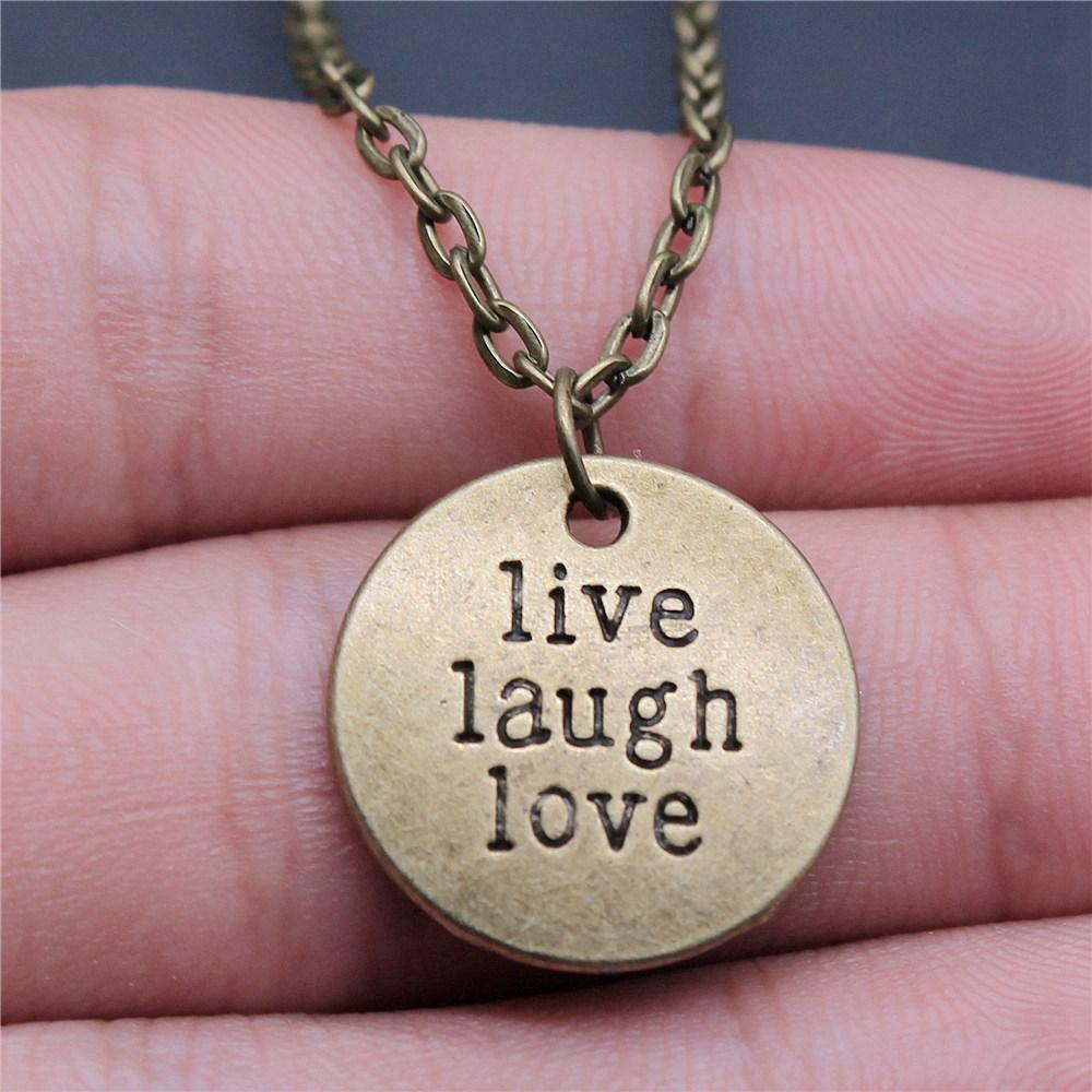Necklace On The Neck 43cm Chain Round Tags Friendship Vintage Jewelry Supplies QN063