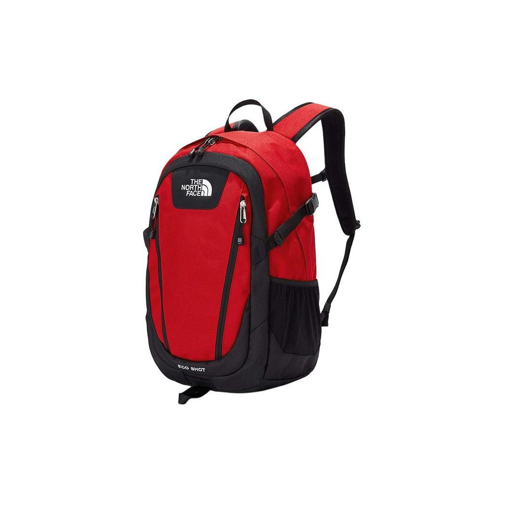 The North Face Zaino unisex con stampa logo, grande capacità, chiusura a zip, rosso NM2DL54C