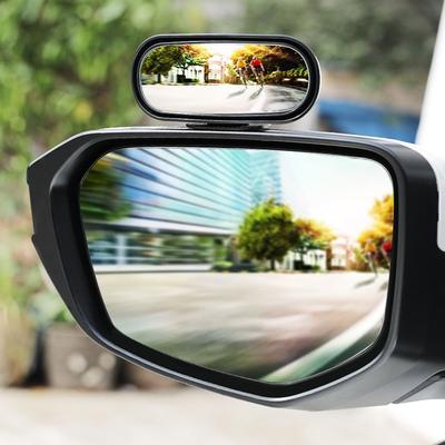 Auto Toter Winkel Spiegel 360-Grad Weitwinkel auf HD-Glas Auto Rückspiegel Zusatz Verstellbare Drehung Einparkhilfe Spiegel