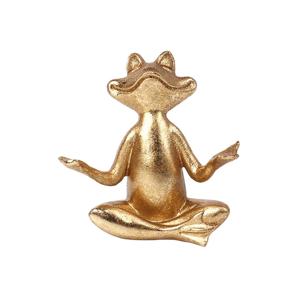 Yoga Frogs Ornament Creatives Home Decoration
