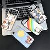 Cartoon Cute Hamster Soft Phone Case for iPhone 15 16 17 Pro Max 17Air 16E 14 Plus 13 12 Mini Shockproof Cover Back Shell
