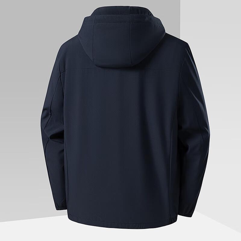 FAPAI Men's Hooded Casual Jacket