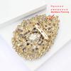 Luxury Rhinestone Crystal Gem Brooches for Women Unisex Creativity Pins Banquets Party Backpack Gifts Jewelry Accessories