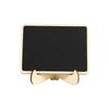10PCS Wooden Mini Blackboard Chalkboard Message Note Board With Stand Holder Clip
