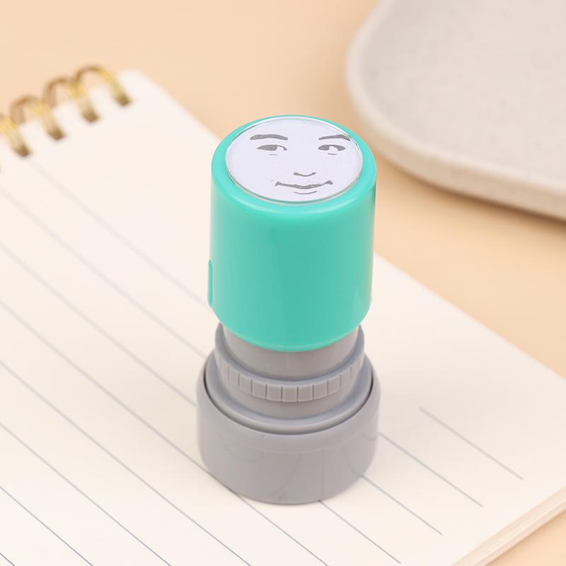 Personagens de Desenho Animado Divertidos Expressões Selo Positivo Tipo Prensa Carimbos de Planejador Kpop Anime Ação Carimbo de Tinta Presente para Fãs