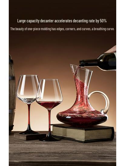 Creative Red Wine Glass Hanging Rack for Living Room Cabinets - Display and Storage Shelf with Ornaments