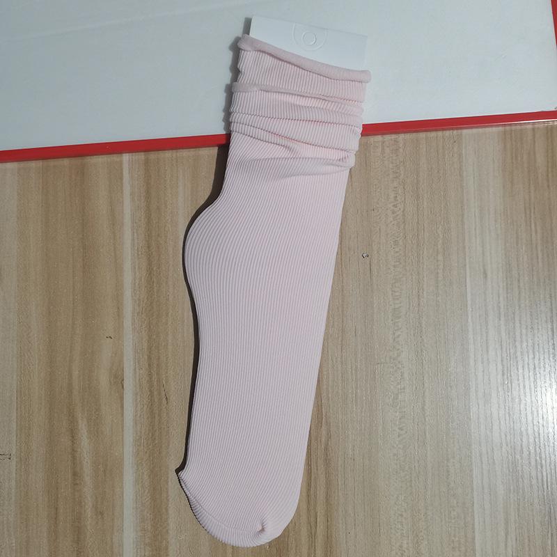 Spring/Summer Breathable Cotton Socks: Thin, Anti-Pilling, Seamless Postpartum Comfort, Solid Color, Casual Fashion