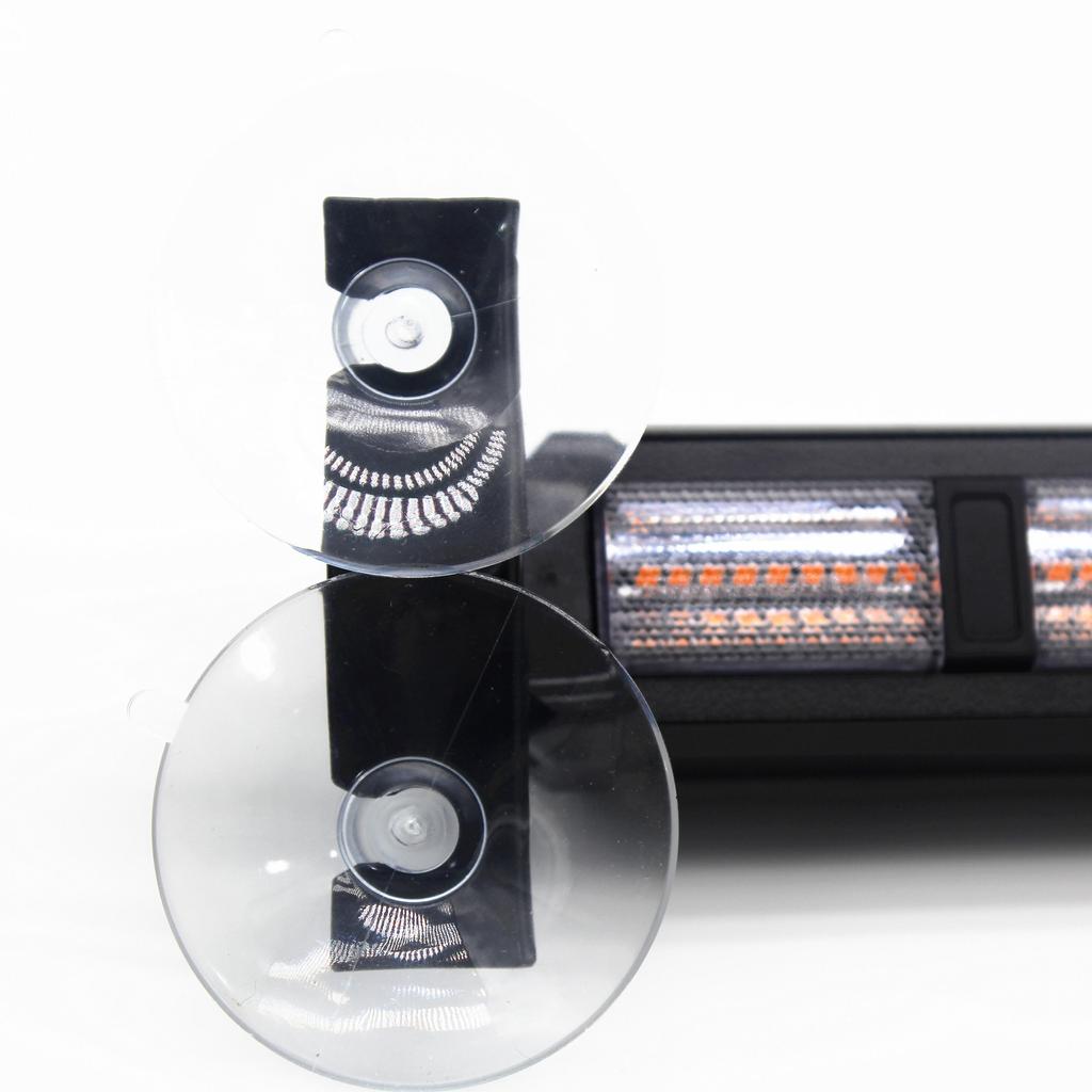 2in1 Auto Dual Color Notlichtleiste Windschutzscheibe 162LED Auto Blinklicht 12-24V Warnleuchte mit Zusatzbeleuchtungsfunktion