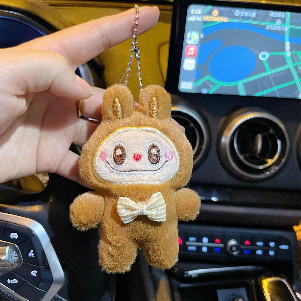 Cute Plush Doll Keychain Creative Cartoon Pendant Bag Charm For Couples