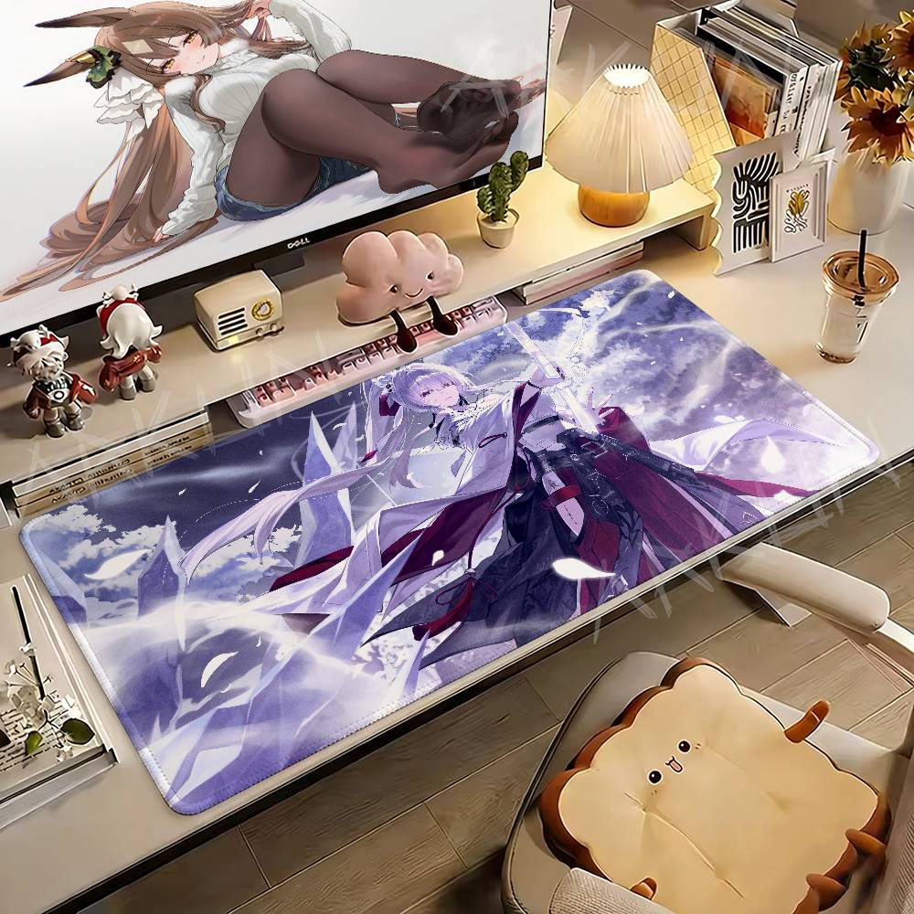 Fashion Hot Gaming Wuthering Waves Large Anime Girl Gaming Mouse Pad Xxl 900x400 Gamer Computer Table Mat