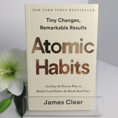 In Stock: Atomic Habits – English Edition with Gold Foil