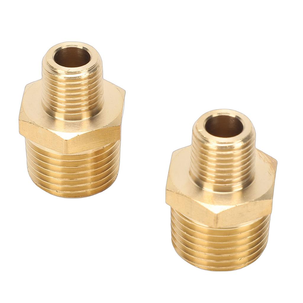 1Celsius2 To 1Celsius4in   Male Reducing Nipple Fitting Adapter Brass Pipe Fitting Reducer Adapter for Fuel