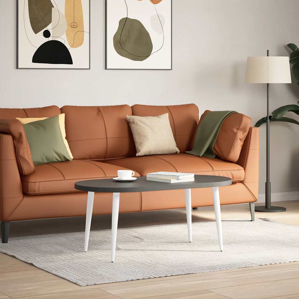 Vidaxl Coffee Table Legs, 4 Pcs, White, 42-43 Cm, Steel