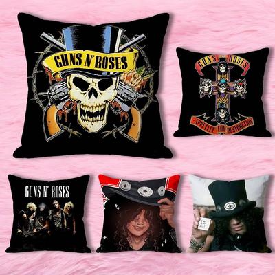 Rock G-Guns N R-Roses Różne Rozmiary Kwadratowa Poszewka na Poduszkę Do Samochodu Domu Sypialni Dekoracja Niestandardowy Walentynkowy prezent