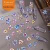 Cyansea Dreamy Colorful Floral Nail Art & DIY Phone/Tablet Stickers