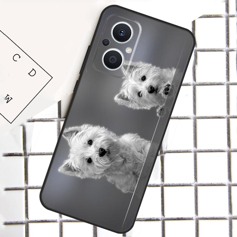 Westie Dog Phone Case For OPPO Reno 14F 13F 12F 11F 10 Pro 8T 7 8 Lite OPPO Find X8 X6 X5 X9 Pro Cover