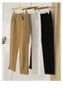 Micro Slit Commuting Casual Small Leg Pants