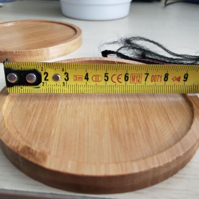 1Pc Bamboo Tea Coffee Cup Pad Placemats Decor Walnut Beech Wood Coasters Durable Heat Resistant Square Drink Mat Bowl Teapot Pad