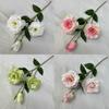Waterproof Artificial Flowers Lifelike Wedding Photo Props Home Decor Office