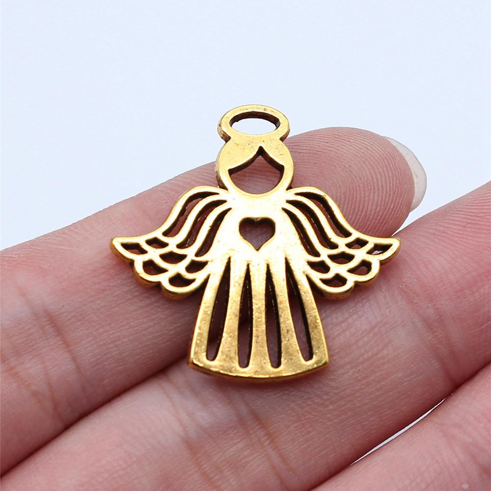 Big Angel Charms Pendant Couple Jewelry Unusual Gifts For
