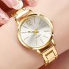 2 Pcs/set Women's Watch Set Stainless Steel Strap Quartz Movement Minimalist Dial Fashion Watch | Elegant Watch | Women Gift