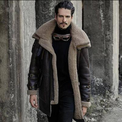 Cappotto da Uomo in Ecopelle e Velluto Giacca Ispessita Nera Cinque