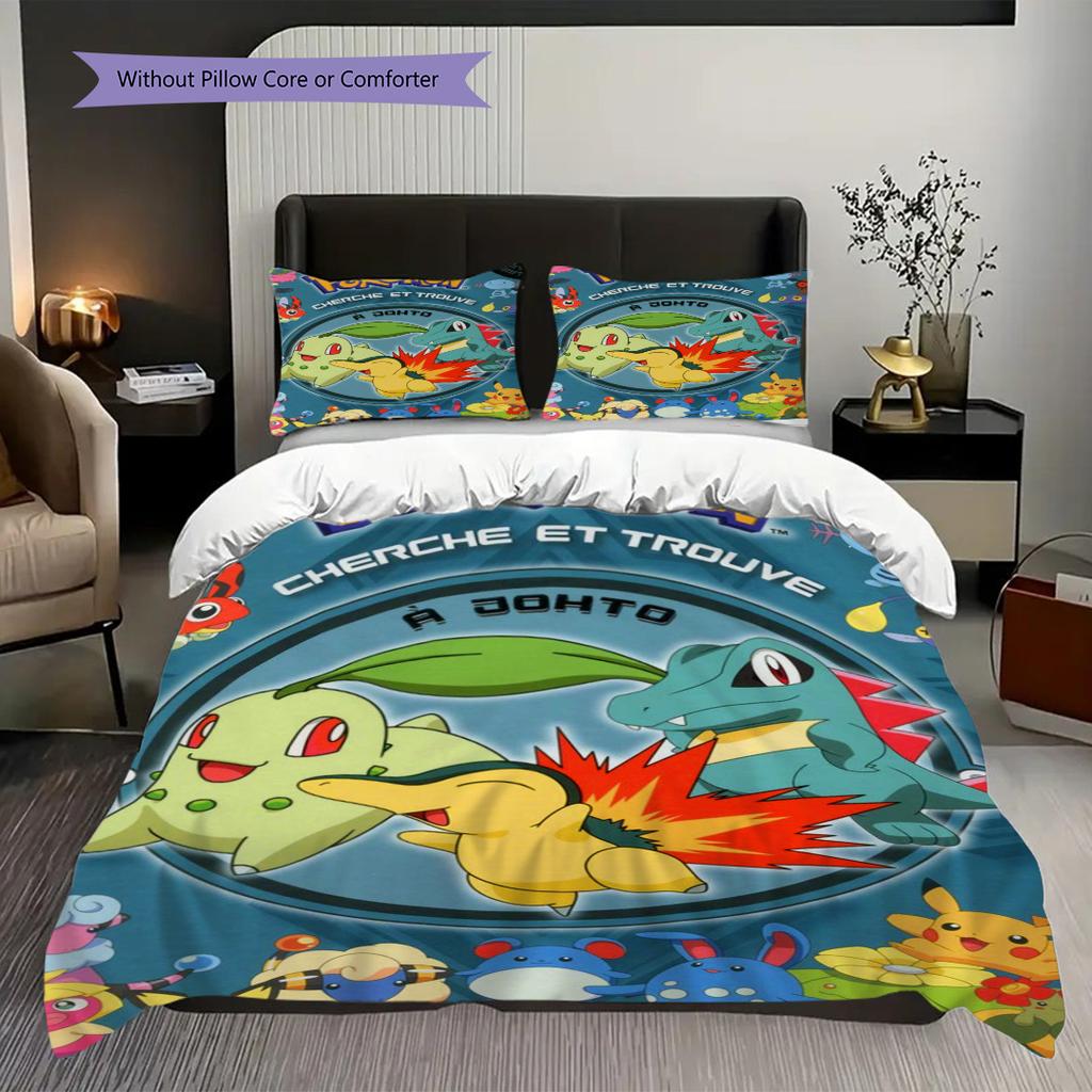 Evolutionary Eeveelutions Pokmon Collage Bedding 1 Duvet Cover 2 Pillowcase Without Core Christmas Birthday Gift