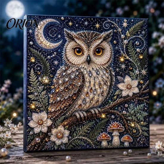 Kit de Manualidades Artísticas de Perlas Artificiales 3D Animales DIY, Linda Decoración de Pared con Pintura, Kit de Manualidades con Flores para Adultos, Hogar Hecho a Mano Adultos