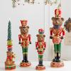 Christmas European Little Bear Nutcracker Soldier Resin Candlestick Ornament