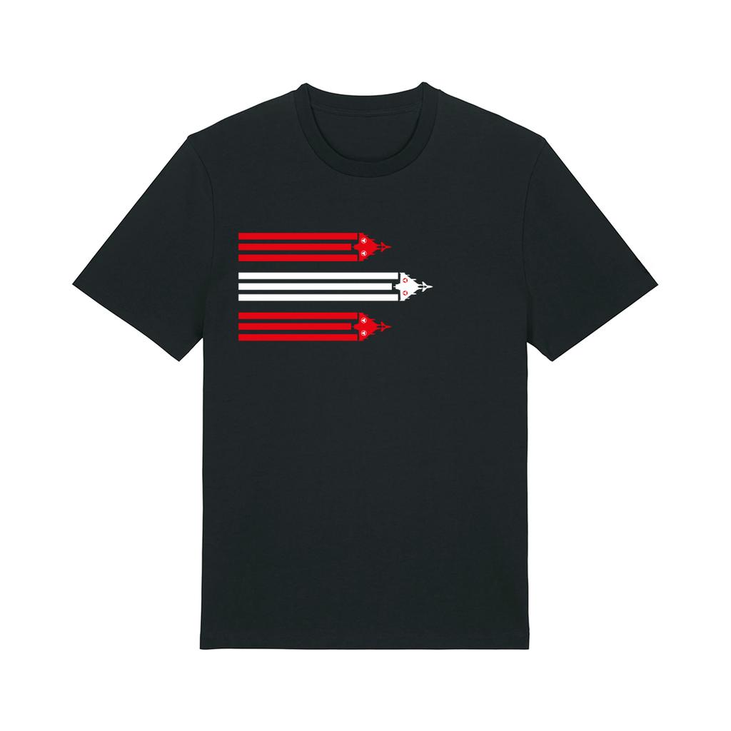 Airpower Austria Military Tactical Art Style Summer Casual Tshirt Unisexs and Womens Luxury Brand Top