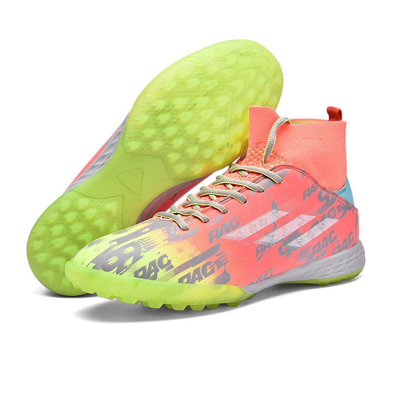 Fußballschuhe Herren High-Top Kurze Stollen Trainingsschuhe für Grundschüler Lange Stollen Jugend Kunstrasen Kinder Training