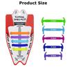10 Stück/Set Elastische Silikon-Schnürsenkel Kinder Sport Laufen Keine-Krawatte-Schnürsenkel Alle Sneaker Schuhschnürsenkel Passform Riemen Schnürsenkel