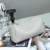 Cylinder Shaped Leather Bag With Natural Drop High-end Feel Women's Shoulder Single Diagonal Fashion