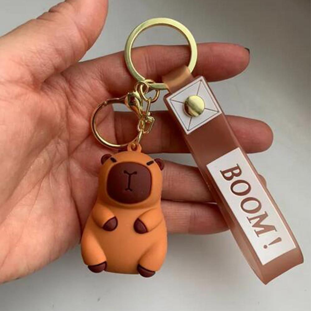 New Brown Capybara Keychain Toy Pendant Decoration For Bags, Purses