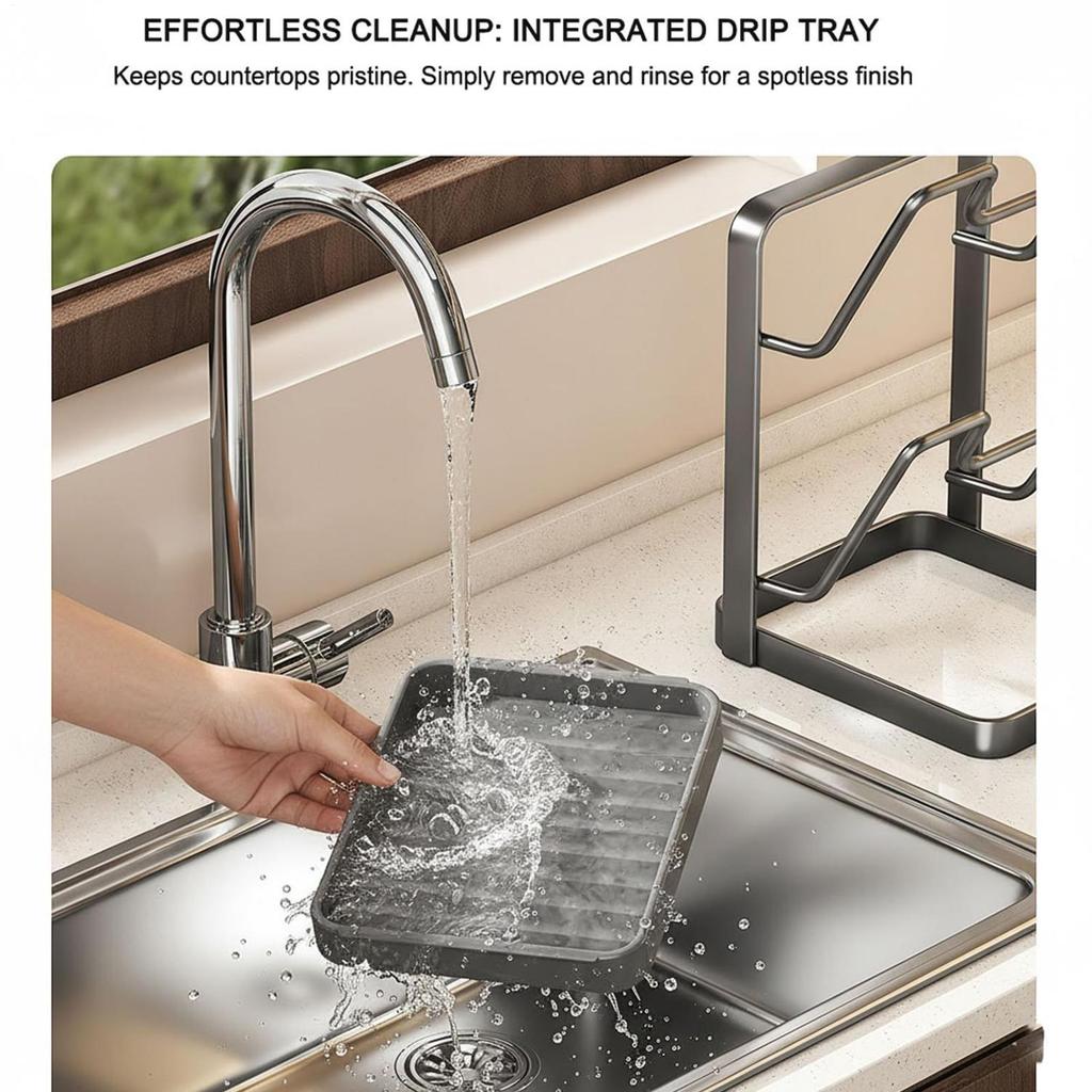 Adjustable chopping board Pot Lid Holder Carbon steel Practicality Drain Durable Home Countertop Shelf Kitchen Shelf