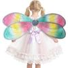 Fairy Dragonfly Wings for Girls Cosplay Costume Reusable Role Play Props for Party Masquerade Stage Performance Photography