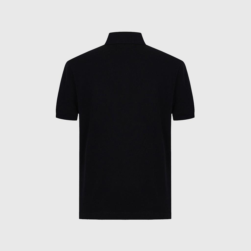 Men's Short-Sleeved Polo T-Shirt with Printed Alphabet