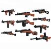 Military Building Blocks American Soviet Soldier Figures Weapons Accessories Guns Pistol Sniper Belt Mini Bricks MOC