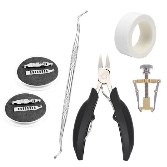 1 Set Toenail Groove Pad Lightweight Universal Mini Functional Ingrown Toe Nail Correction Adjuster Buckle for Women