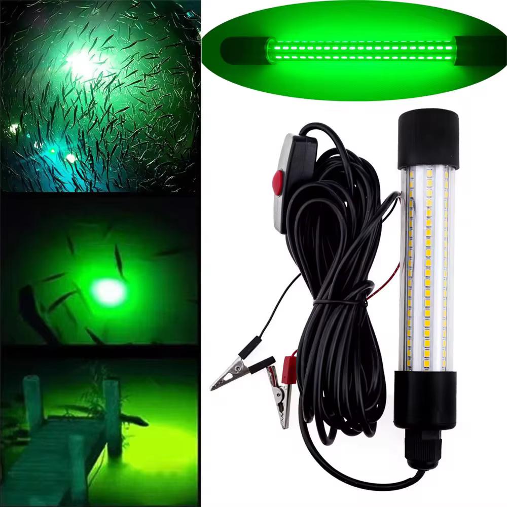 1Pcs LED Fishing Light 2835SMD Waterproof Lures Fish Finder Lamp Attracting Bait Submersible Underwater Waterproof Fishing Light