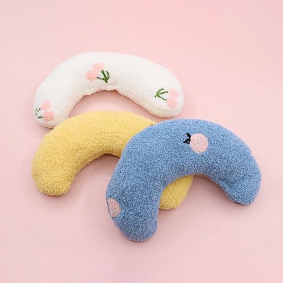 U-Shaped Pet Pillow Cat Sleep Pillow Soft Plush Neck Support Cushion Pet Snuggle Pillow for Puppies Kittens