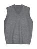 Men's Knit V-Neck Sweater Vest - Korean Style, Sleeveless, Loose Fit for Spring, Autumn, and Winter
