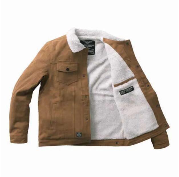 West Coast Choppers Sherpa Lined Canvas куртка