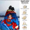1pc Superman Flannel Throw Blanket Soft, Warm & Cozy for Couch, Bed, Office, and Travel Versatile All Season Gift, Christmas present
