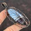 Tree Of Life Owyhee Blue Opal Copper Pendant Wire Wrapped Pendant Handmade Pendant Gemstone Designer Jewelry Tree Of Life Jewelry For Gift